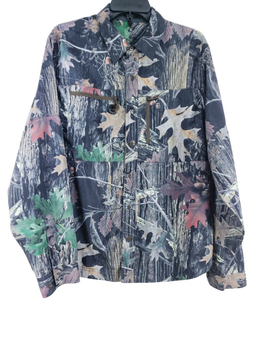 Rocks Edge Vented Hunting Shirt Men's Size Small Camouflage
